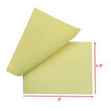 medium plus 77281 Moustache MOS G3030 Post it Self Stick Notes Flags Self Stick Notes Yellow 100 Sheets Pack Moustache 