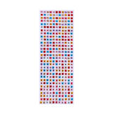 LivingBasics LVB XY 001 Craft Accessories square rhinestone sticker multicolor LivingBasics