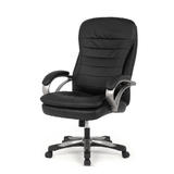 Moustache MOFC 3600 BK Office Chairs Big Tall Executive Office Chair 400 lb Weight Capacity Black Moustache
