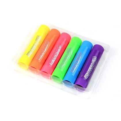 Fluorescent Solid Poster Paint, Crayon Stick, 10g, 6 Colors - Time 4 Crafts