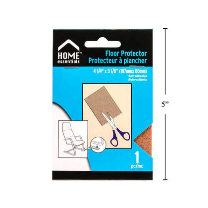 Protecteurs de plancher Tapis antidérapants en feutre 4.25 "x3.125" 1Pc