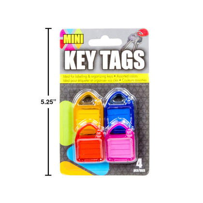 Mini Key Tags Id Labels Tags 4Pcs/Pack