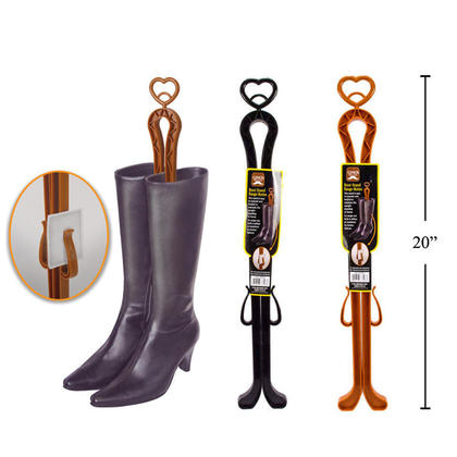 Long Boots Shaper Stretcher Plastic Boot Stand Holder Hanger, 1 Randomized Color Per Pack