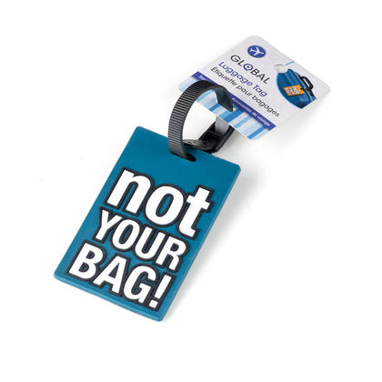 Luggage Tags Name Address ID Identifier Label Travel Tag 6"H, 1 Randomized Style Per Pack