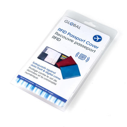RFID Passport Cover PU material, 1 Randomized Color Per Pack