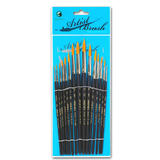 Marie s Art Factory 983 Arts Crafts Marie s Nylon Water Color Brush Set 15 Pieces Pack