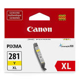 Canon CLI 281XL Y OEM PIXMA TS9120 Canon CLI 281XL 2036C001 Original Yellow Ink Cartridge High Yield