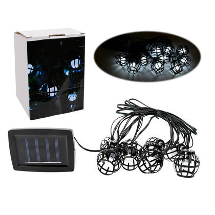 2m Solar Powered 10 LED String Lights, Indoor/Outdoor Solar Decoration Lights