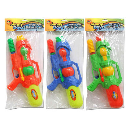 Deluxe Water Squirt Gun With Tank 15.5", 1 Randomized Color Per Pack