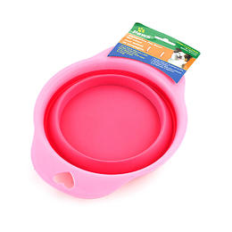 Other Brands LVC 79069 Dog Collapsible Dog Bowl for Dog Food and Water 550ml 1 Randomized Color Per Pack
