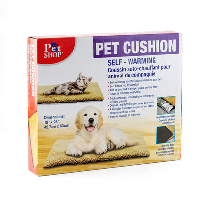 Self-Warming Fleece Pet Cushion, 1 Randomized Color Per Pack