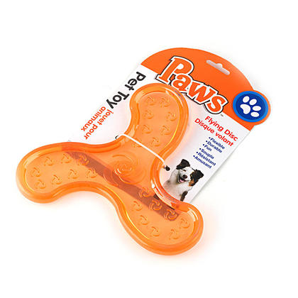 128g Flexible Interactive Hygiene Flying Disc Pet Toys, 1 Randomized Color Per Pack - Paws