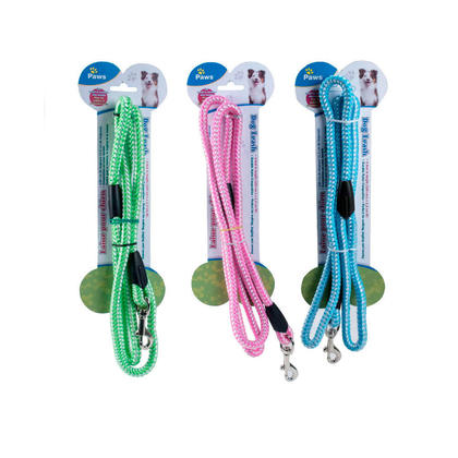 4" Heavy Duty Dog Training Leash, 1 Randomized Color Per Pack - PAWS.