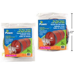 Other Brands LVC 79269 Cat PAWS Pet Play Tunnel 9 75 x19 5 1 randomized color per pack