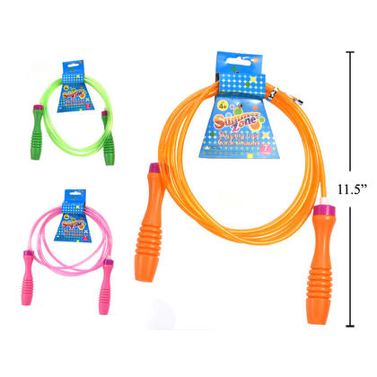 PVC Skipping Rope 7ft,1 Randomized Color Per Pack