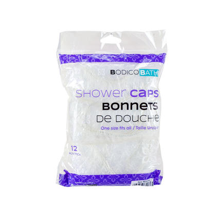 Douche Caps Bain Blanc 12Pcs / Pack