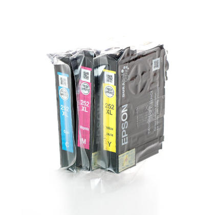 Epson T252XL Original Color Ink Cartridge Combo - No Box
