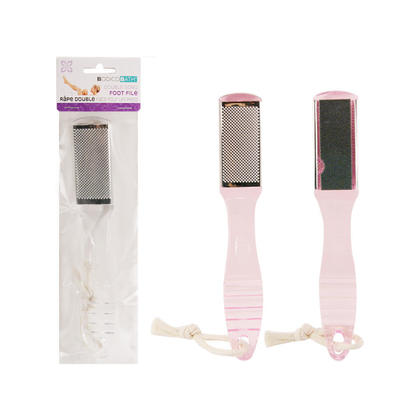 2-sided Foot Filer Pedicure Callus Remover, 1 Randomized Color Per Pack