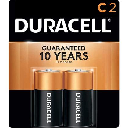 Coppertop Alkaline "C" Batteries - Duracell® - 2/pack