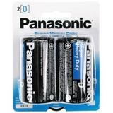 Panasonic LVH UM 1NPA 2B Battery Charger HEAVY DUTY D BATTERIES PANASONIC 2 PACK