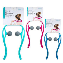 Other Brands LVC 74075 Massages Accessories Neck Shoulder Massager For Stiff Neck Roller Ball U Shaped Manual 1 randomized co