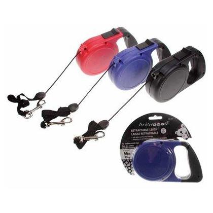 16ft Retractable Leash for Medium Dogs, Up to 55lb, 1 Randomized Color Per Pack