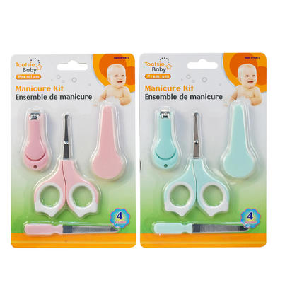 Baby 4Pc Grooming Set Manicure Kit for Child 1 randomized color per pack