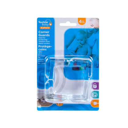 Adhesive Clear Table Edge Guard Baby Safety Corner Protector  4Pcs/pack