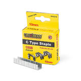CAB HT 0764210 Hand Tools High Quality C Type Chisel Points Closing Staples 1 2x10x10mm 1000 Pieces