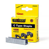 CAB HT 0764212 Hand Tools High Quality C Type Chisel Points Closing Staples 1 2x10x12mm 1000 Pieces