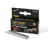 CAB HT 0764226 Hand Tools High Quality C Type Chisel Points Closing Staples 0 7x10x6mm 1000 Pieces