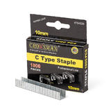 CAB HT 0764230 Hand Tools High Quality C Type Chisel Points Closing Staples 0 7x10x10mm 1000 Pieces