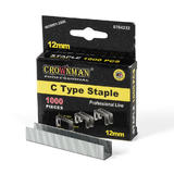 CAB HT 0764232 Hand Tools High Quality C Type Chisel Points Closing Staples 0 7x10x12mm 1000 Pieces