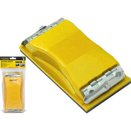 CAB HT 0899006 Hand Tools Professional Flexible Red Sanding Block for Manual Hand Sanding and Finishing 85mm x 165mm