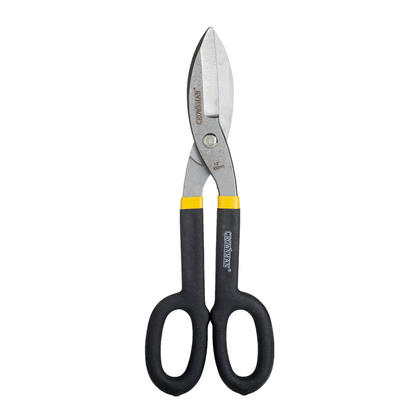 12" American Type Tinman's Snip with Dipped Handle, Sheet Shearing Cutting Tool