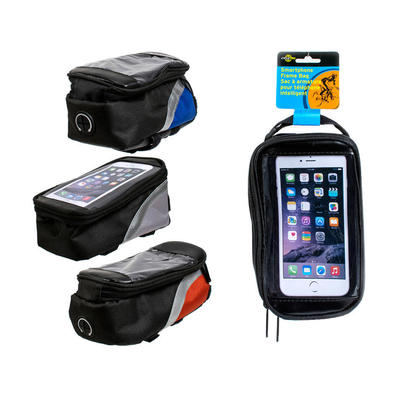 CYCLEPRO Smartphone Frame Bag, 6"x3.5", 1 randomized color per pack