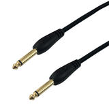 Cab PAU 200 All Professional Audio Cables 1 4 Inch TS Male to 1 4 Inch TS Male Cables Black