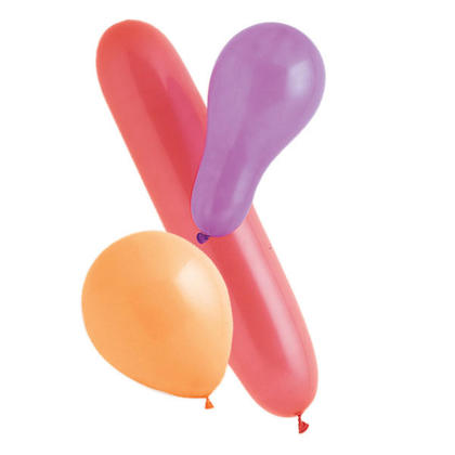 Party Balloon Assorted Colors & Shapes 100Pcs