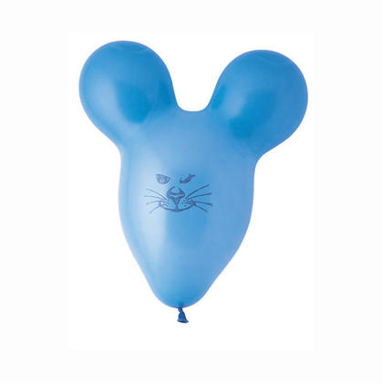 Mouse Balloons Latex Assorted Colors 15Pcs
