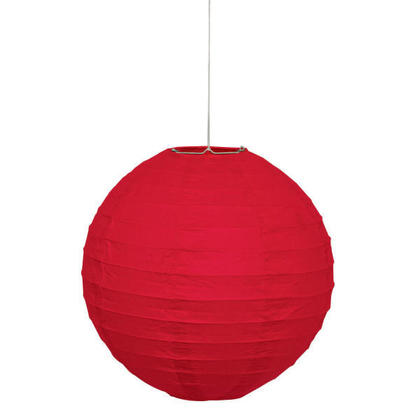 Solid Round Paper Lantern Party Decoration 10''