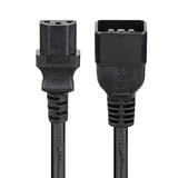 PrimeCables Cab 07857 Power Cables Cords IEC C13 to IEC C20 Power Cable 14AWG SJT 3ft black PrimeCables