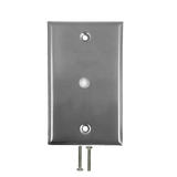 WP 1H SS Audio Video Wall Plates Wall Plate 1 Hole Stainless Steel
