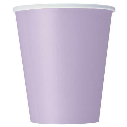 Party Paper Cup Solid Color 9oz 8Pcs