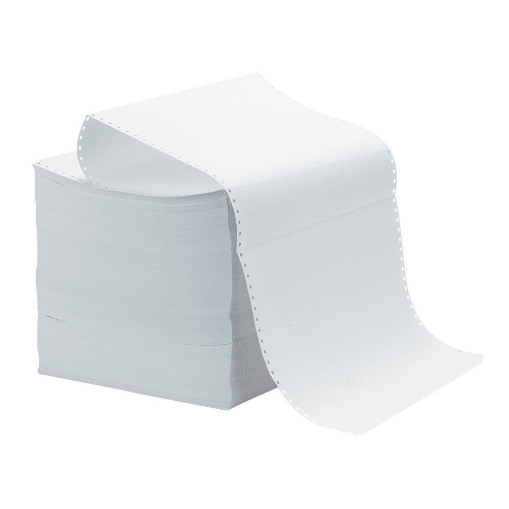 Computer paper, 91/2 x 11",Plain, vertical perforation, 3 copies, 28M