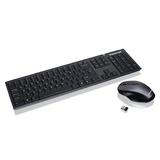 IOGEAR IOG GKM552R Keyboard and Mouse Combos IOGEAR Long Range 2 4 GHz Wireless Spill Resistant Keyboard and ergonomic Mouse 