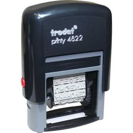 n 938 74046 Stamps Stamps pad Trodat Printy 4822 Self Inking Stamp 12 phrases Replaceable colour ink cartridge 1 7 16 x 5 16