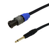 Other Brands Cab SP N1T1C All Professional Audio Cables Premium 2 Pole speakON to 1 4 inch TS Speaker Cable 14AWG FT4
