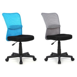 Moustache MOFC H 298F Office Chairs 360 Swivel Fabric Task Chair for Home or Office Moustache