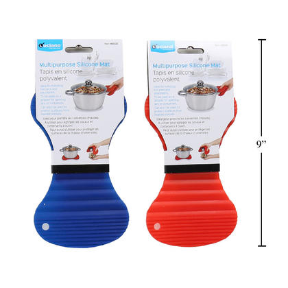 Silicone Multi-purpose Holder Jar Opening 7.25"x 4.25", 1 Randomized Color Per Pack Between 2 Colors
