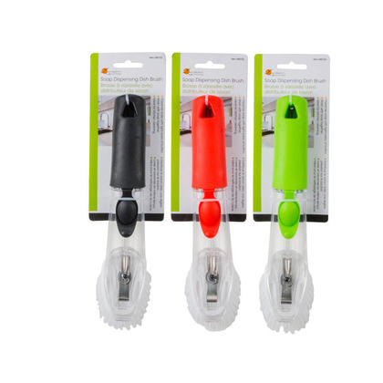 Soap Dispensing Dish Brush, 1 Randomized Color Per Pack Between 3 Colors